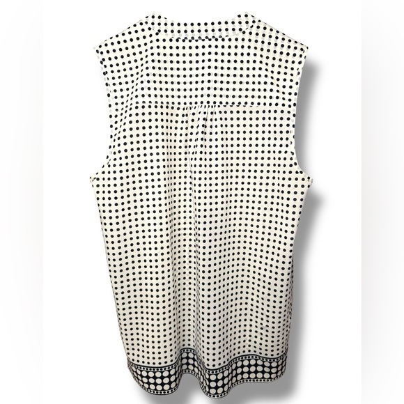 J. Crew Printed tuxedo cami top Sz 4 EUC - Picture 2 of 9